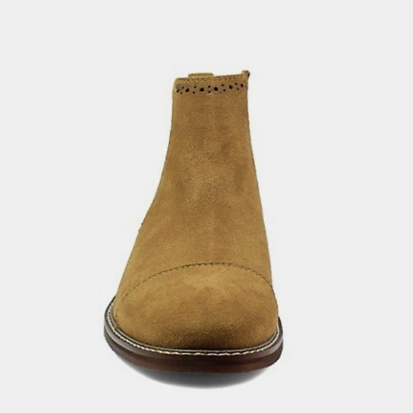 Stacy Adams - Amory Tan Suede Chelsea Boots - Size 11 - Picture 3 of 7